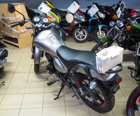 Мотоцикл Zontes Tiger ZT125-3A серый (14976202670292)
