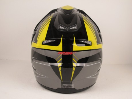Шлем RSV Korsar Sport  жёлтый (Decal A, Yellow) (14644537286229)
