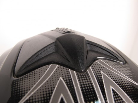 Шлем RSV Racer Dust  чёрно-серебристый (Dust Grey) (14644537806579)
