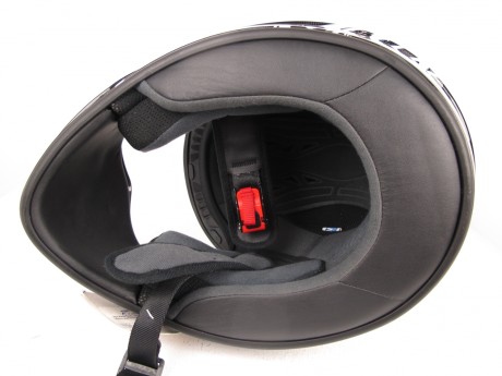 Шлем RSV Racer Dust  чёрно-серебристый (Dust Grey) (1464453786409)