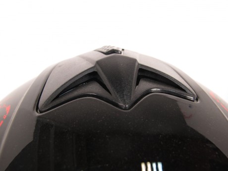 Шлем RSV Racer Flair,  чёрно-серебряно-красный (Flair Black) (14644538727694)