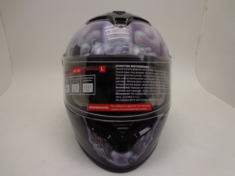 Шлем (интеграл) MI 105 Monster (с подарочным визором) MICHIRU (155076531412)