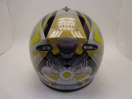 Шлем (интеграл) MI 120 Mechanics Yellow MICHIRU (15493787066531)