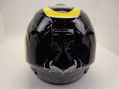 Шлем (интеграл) MI 160 Black&Yellow (Фибергласс) MICHIRU (1550763846924)
