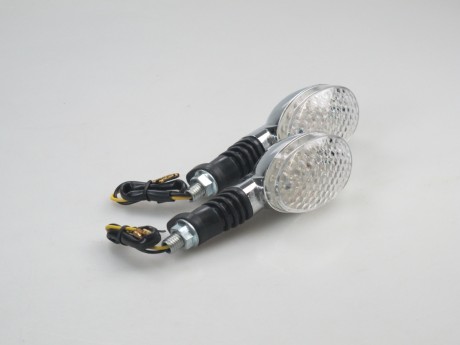Фонарь боковой Мини (LED-002) светодиодный металл (овальчик, средний размер) хром (14470849506498)
