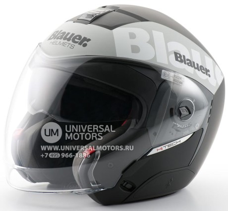 Шлем Blauer Mobil Jet Helmet Black/Gray (14322208177729)