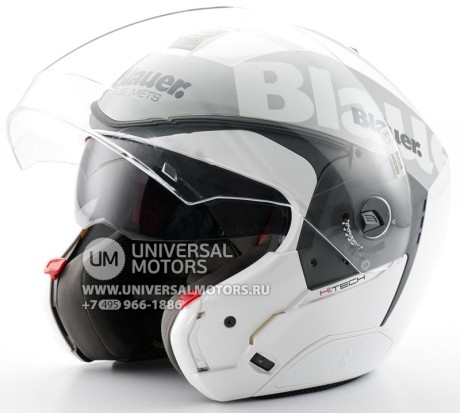 Шлем Blauer Mobil Jet Helmet White/Gray (14322208457731)