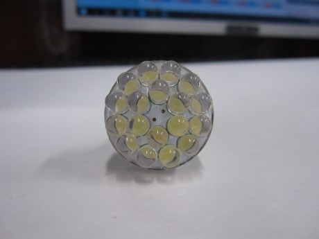 Лампа светодиодная (24 диода) LED цоколь 1156-PY21W-P21W-S25-BA15s, 1-конт белая (15680235074019)