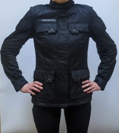 Куртка ICON 1000 AKORP JACKET RESIN BLACK WOMENS (1493305692184)