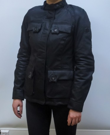 Куртка ICON 1000 AKORP JACKET RESIN BLACK WOMENS (1493305693847)