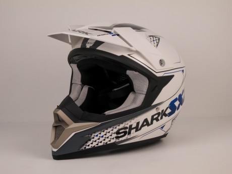 SHARK шлем SX2 Kamaboko Белый/Синий (14645096211098)