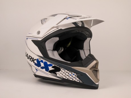 SHARK шлем SX2 Kamaboko Белый/Синий (14645096240913)