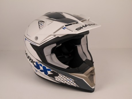SHARK шлем SX2 Kamaboko Белый/Синий (1464509624932)