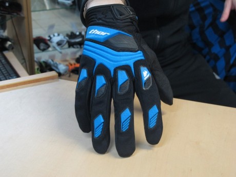 Перчатки THOR DEFLECTOR BLUE (14404403686772)
