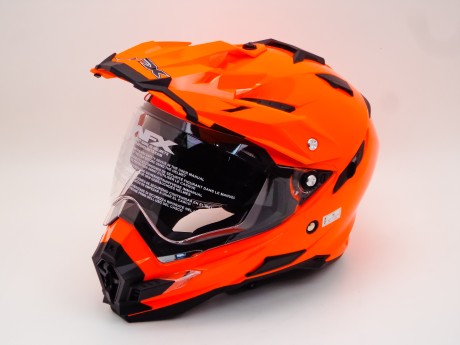 Шлем AFX FX-41DS ADVENTURE SAFETY ORANGE (15450607456455)