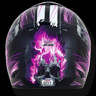 Шлем AFX FX-17 Inferno BLACK FUCHSIA MULTI (14424014573145)