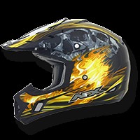 Шлем AFX FX-17 Inferno BLACK YELLOW MULTI (14424022693662)