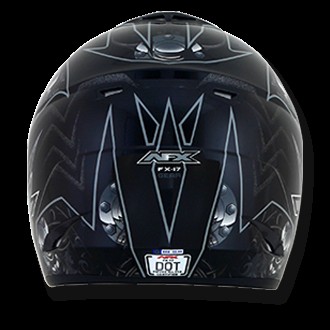 Шлем AFX FX-17 Gear GLOSS BLACK MULTI (14424031685992)