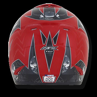 Шлем AFX FX-17 Gear RED MULTI (14424039728165)