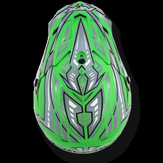 Шлем AFX FX-17 Factor GREEN MULTI (14424091418335)