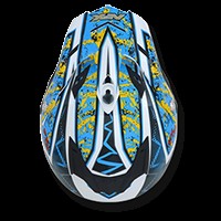 Шлем AFX FX-19 Vibe LIGHT BLUE YELLOW MULTI (14424815244011)