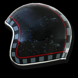 Шлем AFX FX-76 Vintage MCQ GRAPHIC GLOSS BLACK (14425665311729)