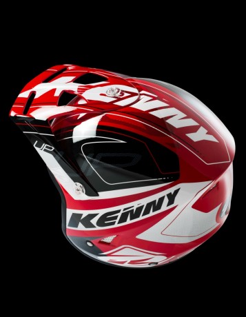 Шлем Kenny HELMET TRIAL-UP WHITE RED (14428496083629)
