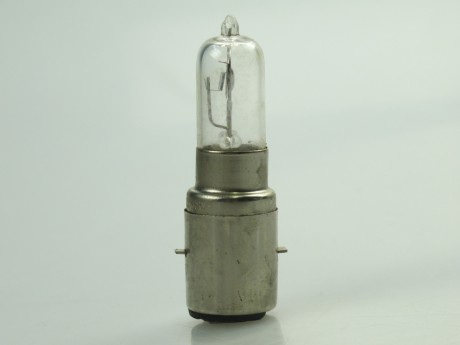 Лампа фары галоген H6M BA20D 12V 35/35W прозрачная CN (14436290884368)