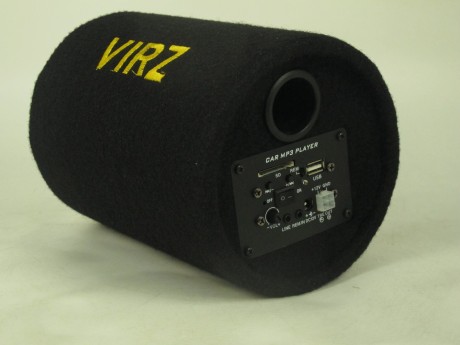 Аудиосистема для мототехники (сабвуфер, MP3, ПДУ) цилиндр 200mm (15216205406891)