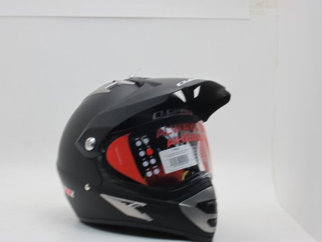 Шлем LS2 MX433 WITH VISOR SINGLE MONO Matt Black (15618097765094)