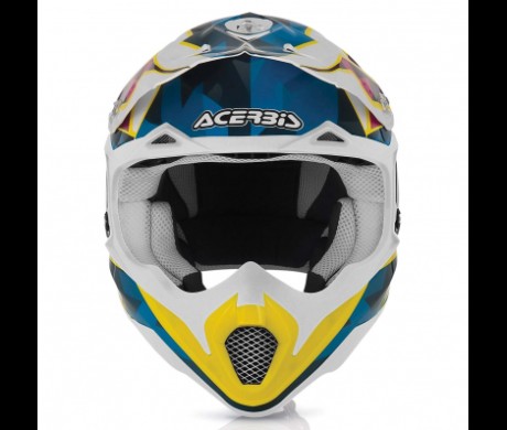Шлем ACERBIS IMPACT RAVE Blue Yellow (14456065984047)