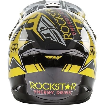 Шлем (кроссовый) Fly Racing KINETIC PRO ROCKSTAR черный/желтый глянцевый (2016) (14505207582328)