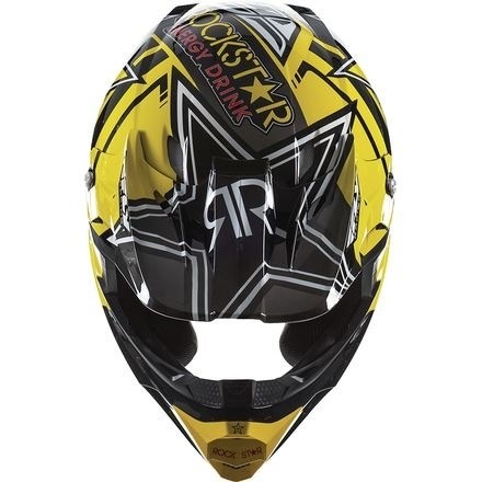 Шлем (кроссовый) Fly Racing KINETIC PRO ROCKSTAR черный/желтый глянцевый (2016) (14505207584046)