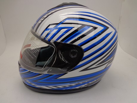 Шлем Michiru MI 120 Blue Whiter (15507639588194)