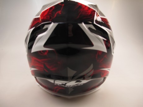 Шлем (кроссовый) FLY RACING F2 CARBON ACETYLENE белый/красный глянцевый (2015) (14521779043411)