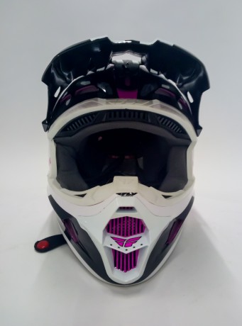 Шлем детский (кроссовый) Fly Racing  KINETIC IMPULSE розовый/черный/белый глянцевый (2015) (14895631946041)