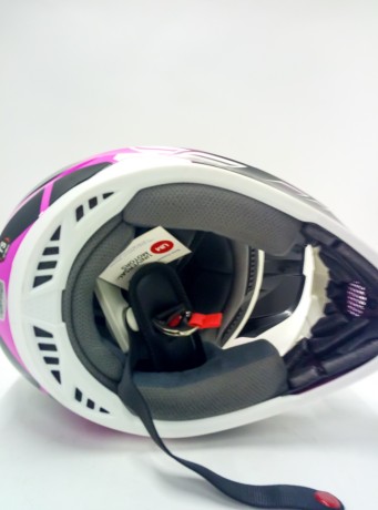 Шлем детский (кроссовый) Fly Racing  KINETIC IMPULSE розовый/черный/белый глянцевый (2015) (14895632053466)