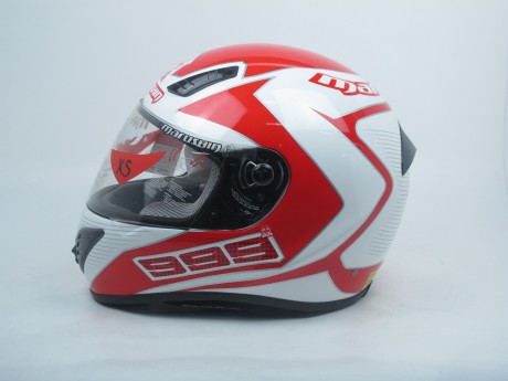 Шлем Marushin 999 RS FUNDO White Red Silver (15071306368634)