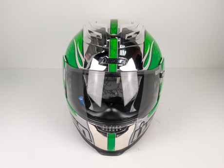 Шлем Icon Airframe Claymore Chrome Green (14641132278856)