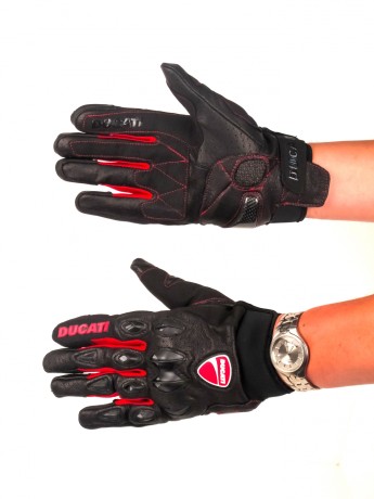 Перчатки Ducati Five Black/Red (1466702342573)