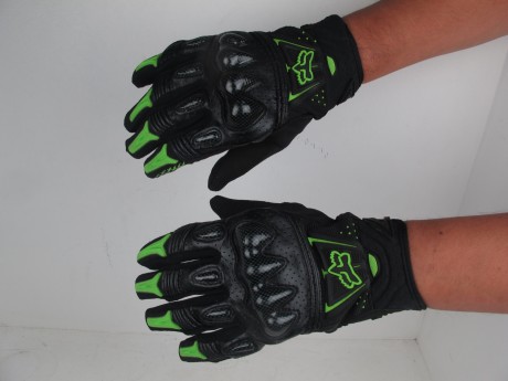 Перчатки кроссовые FOX Racing bomber black/green r (14714540045429)