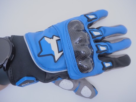 Мотоперчатки летние MadBull S10K Blue (16512275055376)
