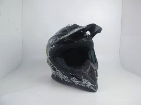 Шлем кроссовый Safebet HF 116 Black (16150361145212)