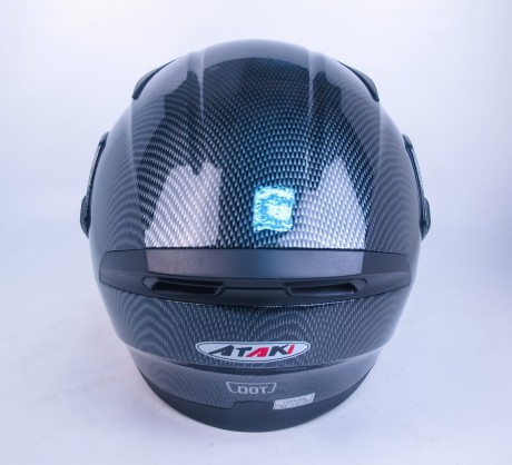 Шлем (модуляр) Ataki FF902 Carbon черный/серый глянцевый (14944250274552)