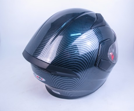 Шлем (модуляр) Ataki FF902 Carbon черный/серый глянцевый (14944250285491)