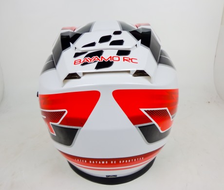 Шлем LAZER Bayamo RC Sportster красно-чёрный (14969222652573)