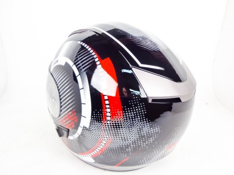 Шлем IXS интеграл HX 1000 THON чёрно-красно-серебристый (14969192408984)