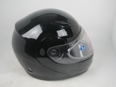 RSV Saturn, шлем модуляр, двойной визор, чёрный металлик (Metal Black) (15101548543255)