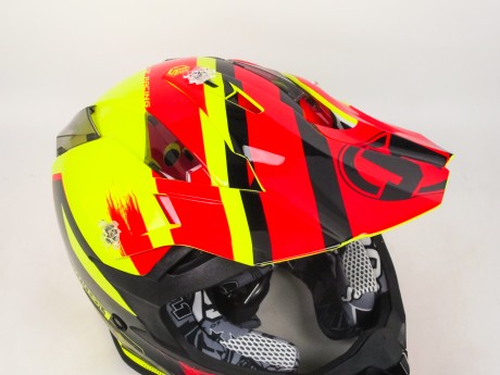 Шлем (кроссовый) JUST1 J32 PRO Kick черный/красный/желтый глянцевый (2018) (15175067733347)