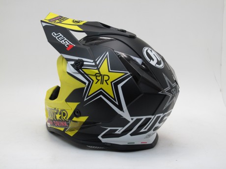 Шлем (кроссовый) JUST1 J32 YOUTH ROCKSTAR желтый/черный/белый матовый (15883559001385)